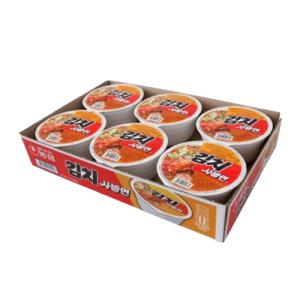 [농심] 김치사발면_86g*6입